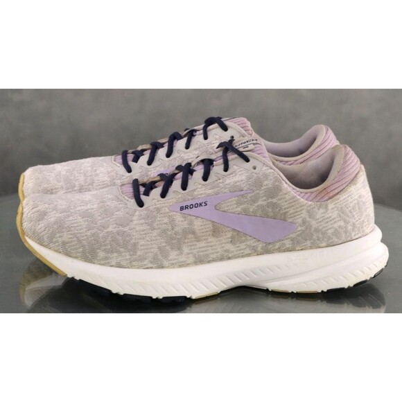 Brooks Launch 6 Women's Running Shoes Size 9 Gray Lavender - Picture 2 of 12